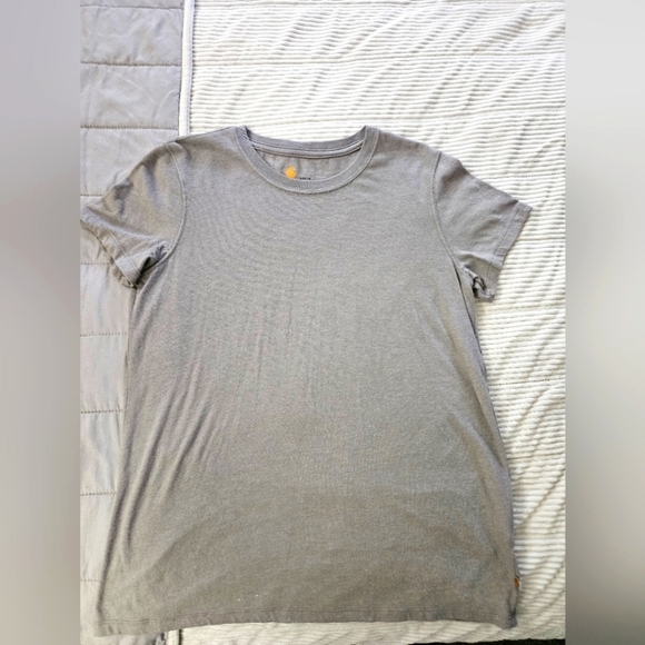 Carharrt Gray Short Sleeve T-Shirt Size L - Picture 1 of 4